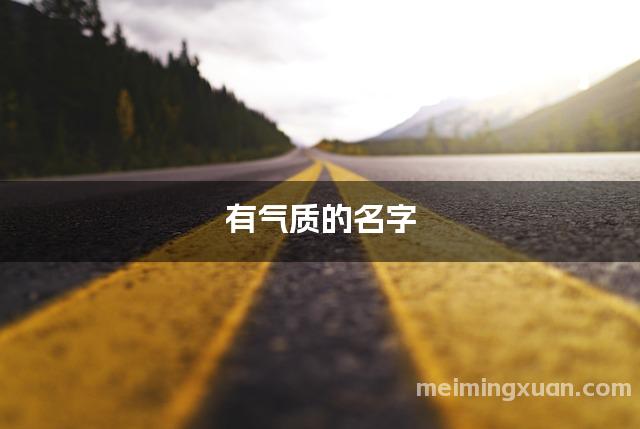 有气质的名字